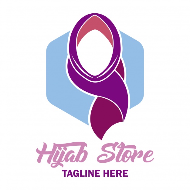 626x626 Elegant Hijab Logo Vector Premium Download