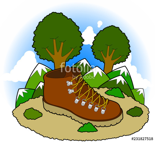 500x458 Hiking Boots Stock Image And Royalty Free Vector On Fotolia