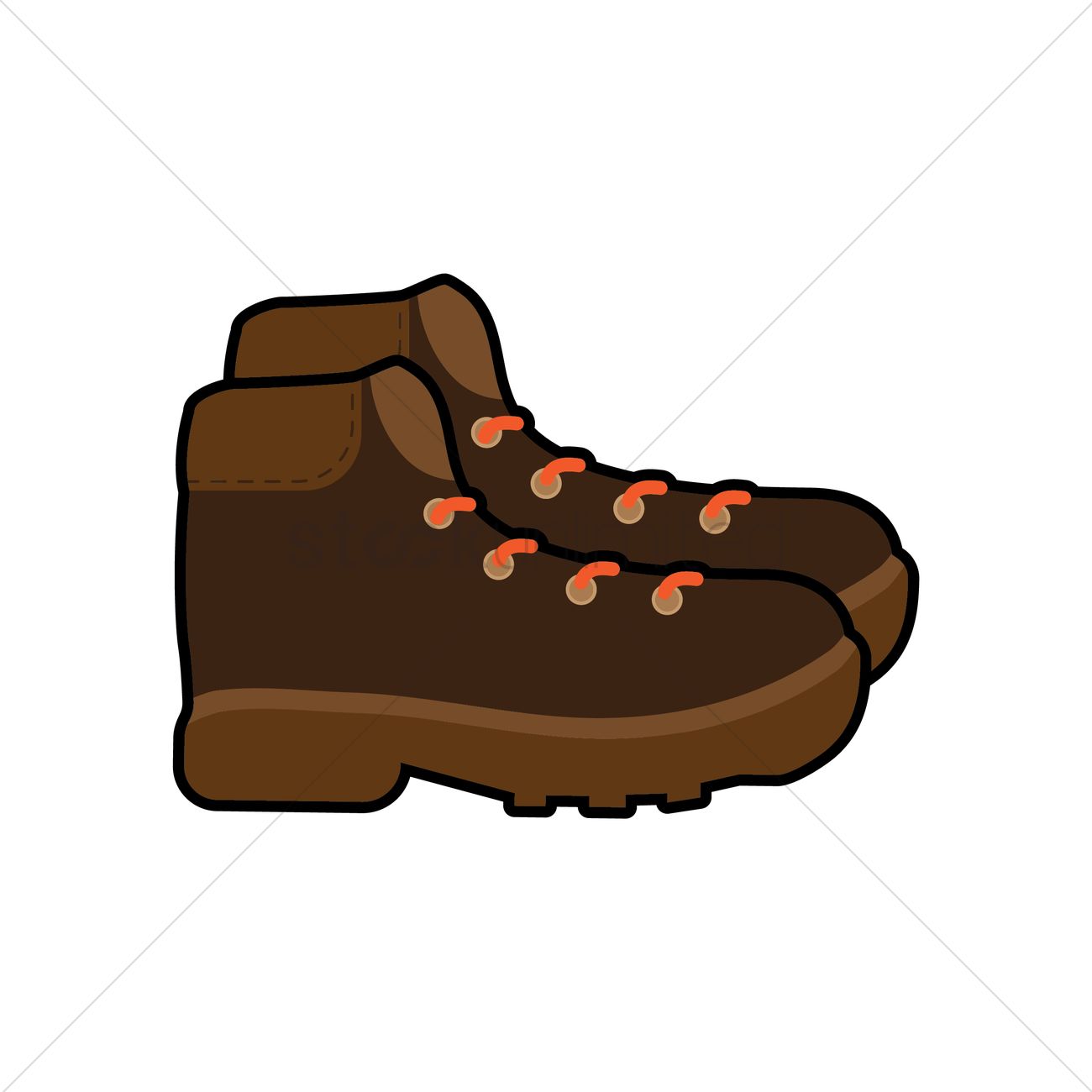 Hiking Boots Vector at Vectorified.com | Collection of Hiking Boots ...
