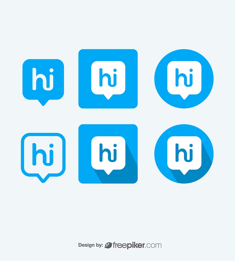 800x888 Freepiker Hike Messenger Vector Icons
