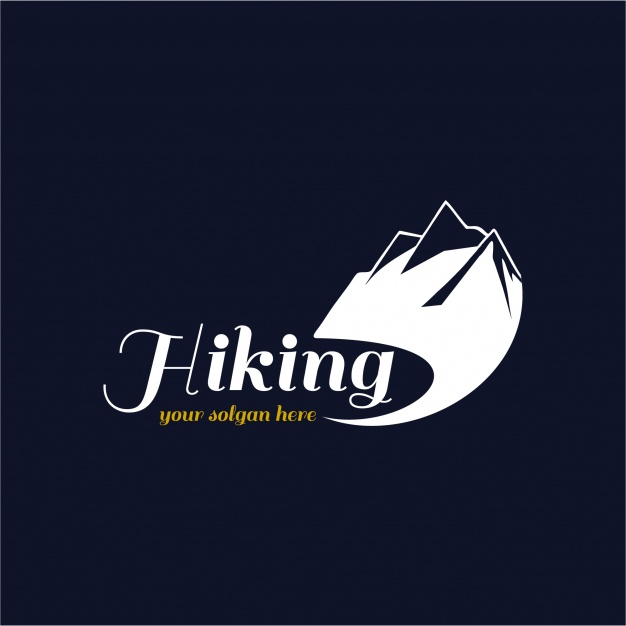 626x626 Hiking Logo Background Vector Free Download
