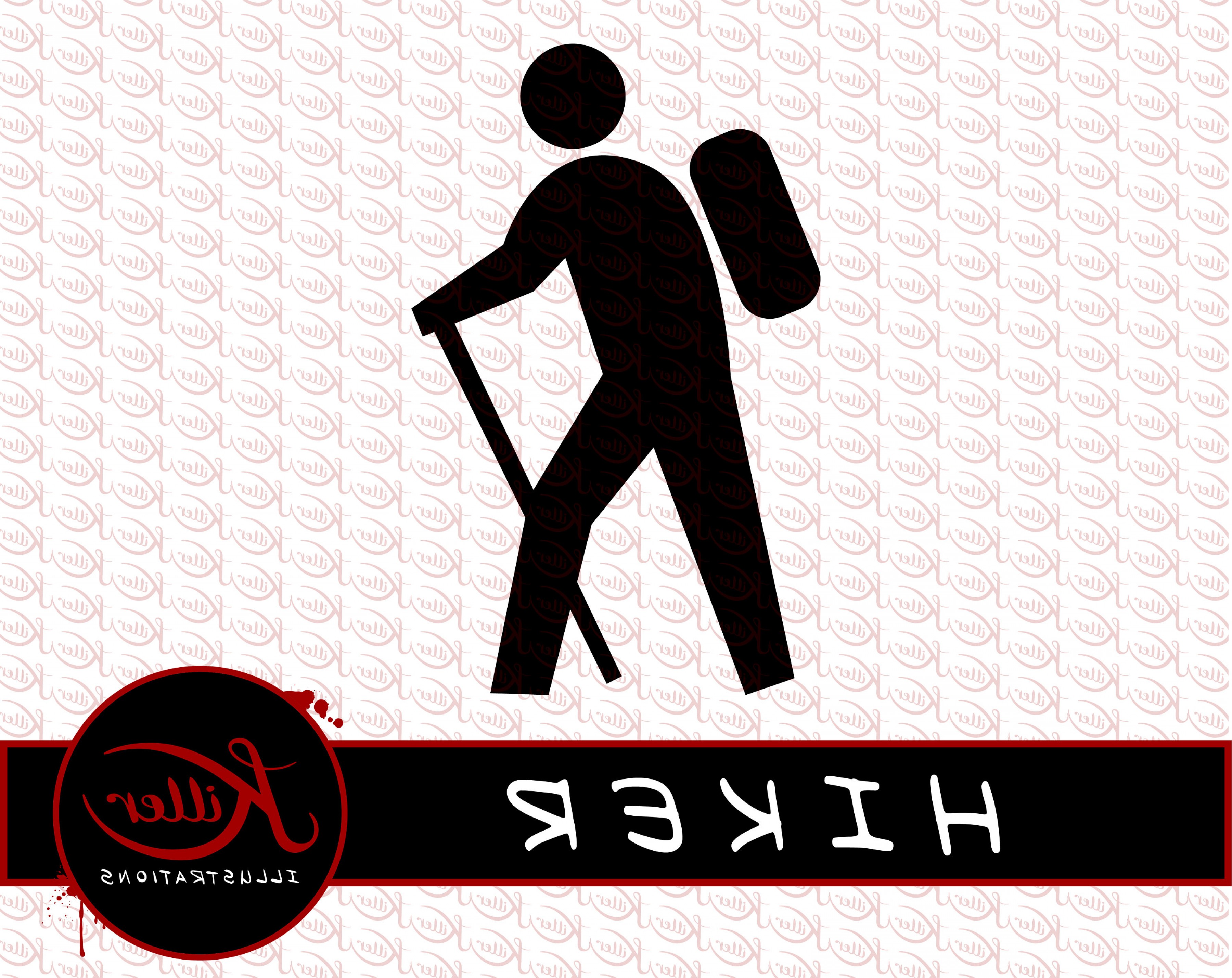 3600x2858 Hiker Vector Hiking Clip Art Cqrecords
