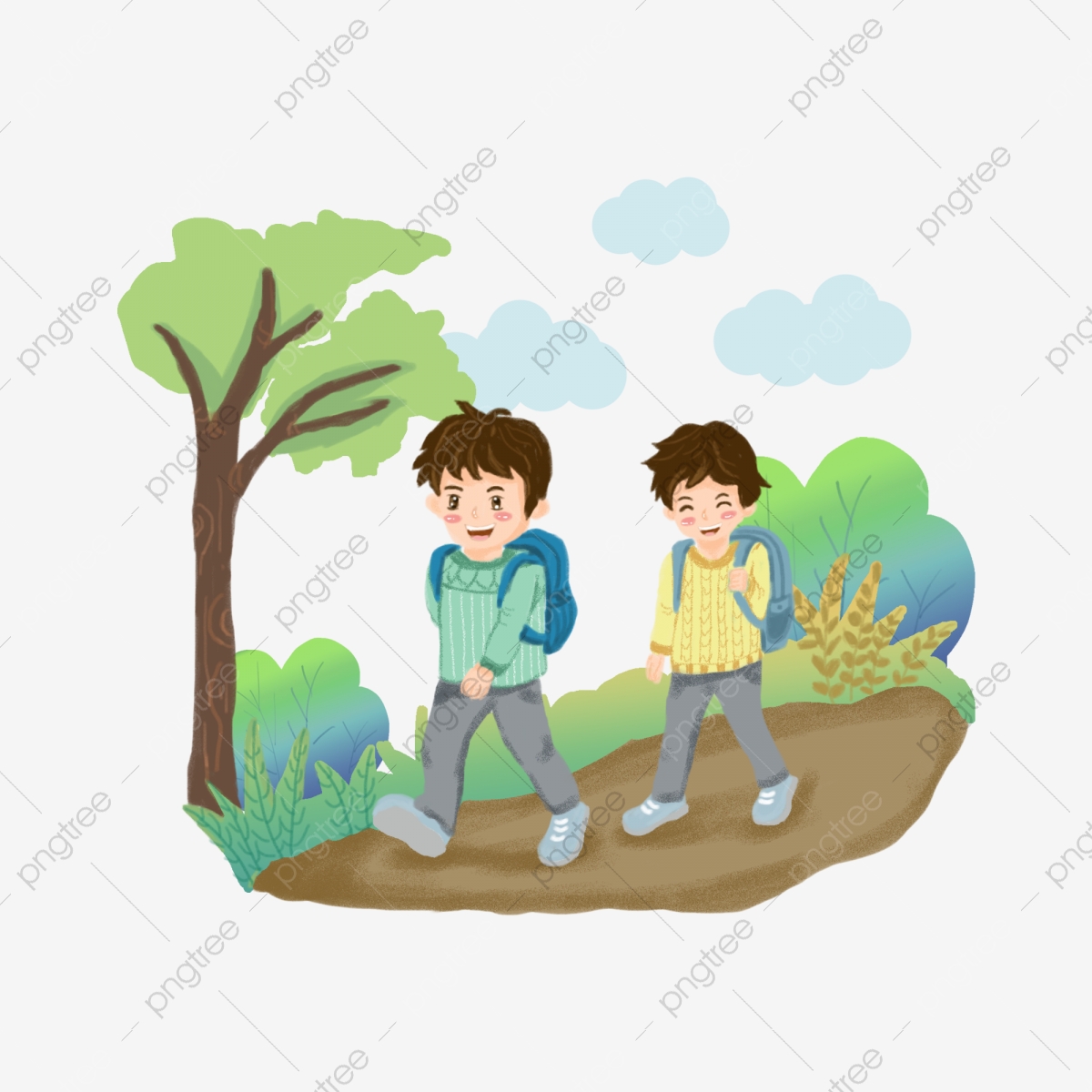 Vector Flat Hiking, Vector, Flat, Travel 1200x1200 Vector Flat Hiking, Vector, Flat, Travel