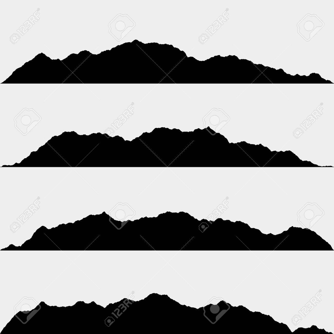 Huge Collection Of 'mountain Silhouette Vector Free' Download 1300x1300 Huge Collection Of 'mountain Silhouette Vector Free' Download