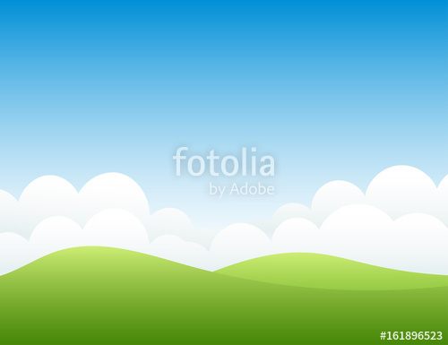 500x385 Hills And Sky Vector Illustration Stock Image And Royalty Free