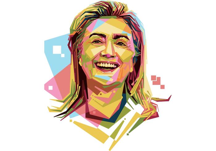 700x490 Free Hilary Clinton Vector Portrait