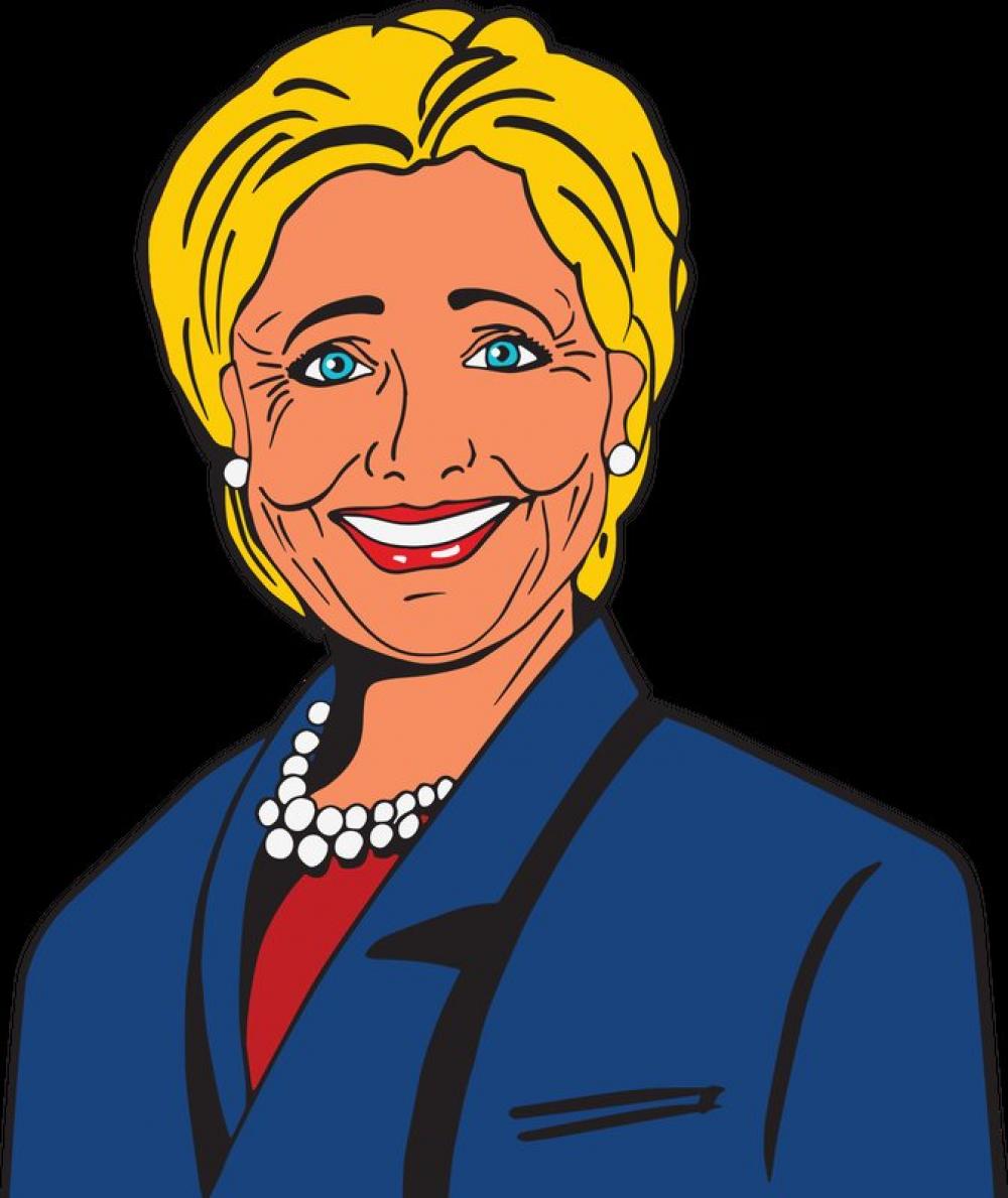 1000x1189 Hillary Clinton Vector Clipart Free Photo Image Finder