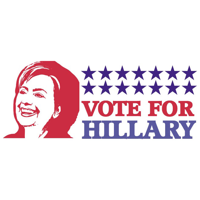 660x660 Vote For Hillary Clinton Vector
