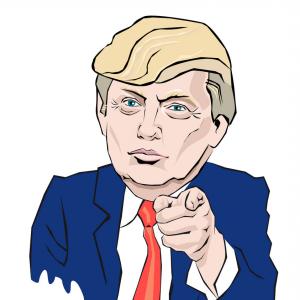 300x300 Donald Trump And Hillary Clinton Vector Createmepink