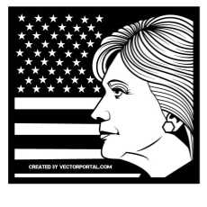 230x230 Ugly Clip Art Of Hillary Clinton Free Vectors Downloads Found