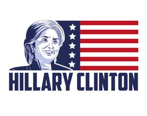 Hillary Clinton Royalty Free Illustrations 300x236 Hillary Clinton Royalty Free Illustrations