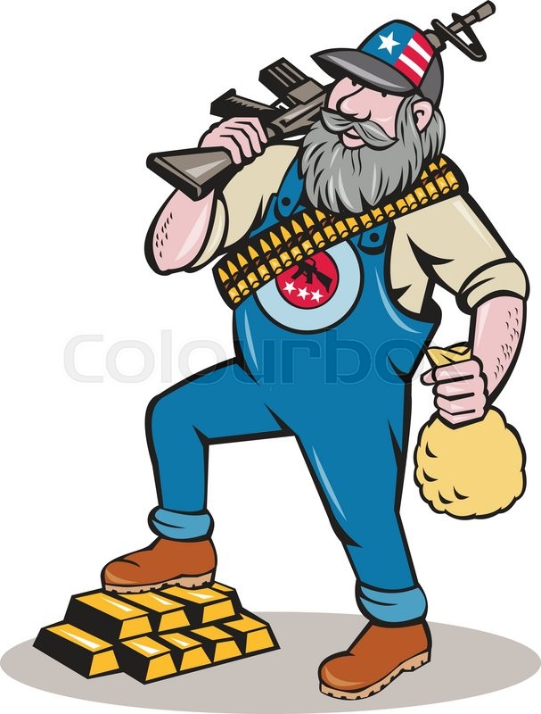 607x800 Illustration Of A Hillbilly Man With Stock Vector Colourbox