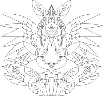 396x368 Hindu God Vector Images Free Vector Download