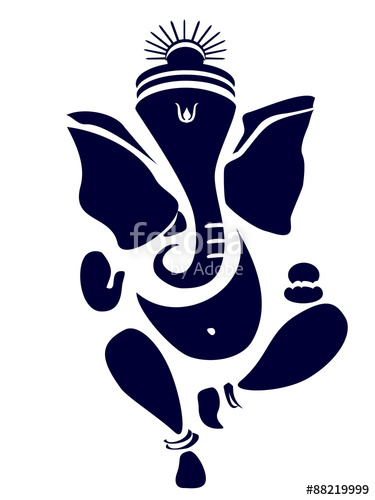 375x500 Ganesha, Hindu God Vector Stock Image And Royalty Free Vector
