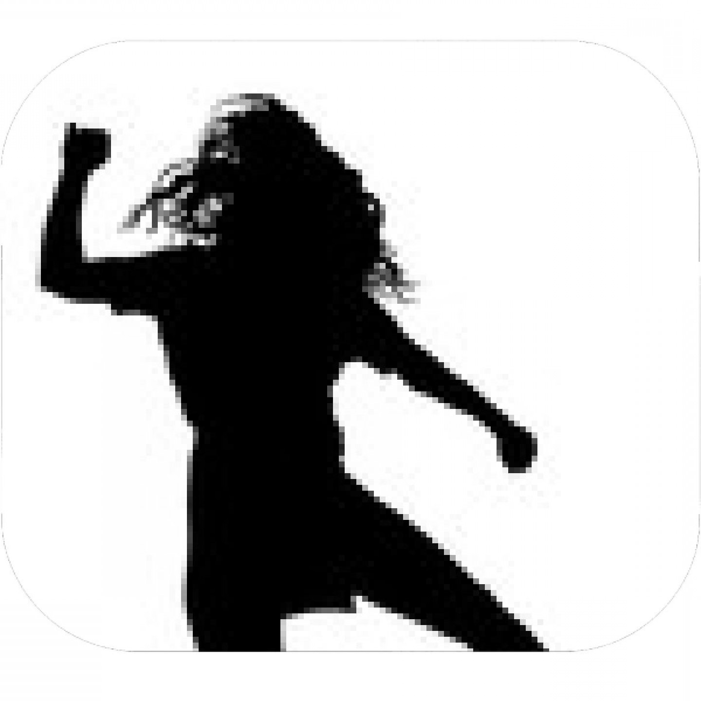1440x1440 Modern Style Dancer Vector Silhouette Illustration Isolated