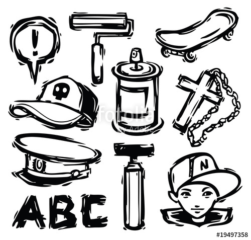 500x477 Hip Hop Graphics Stock Image And Royalty Free Vector