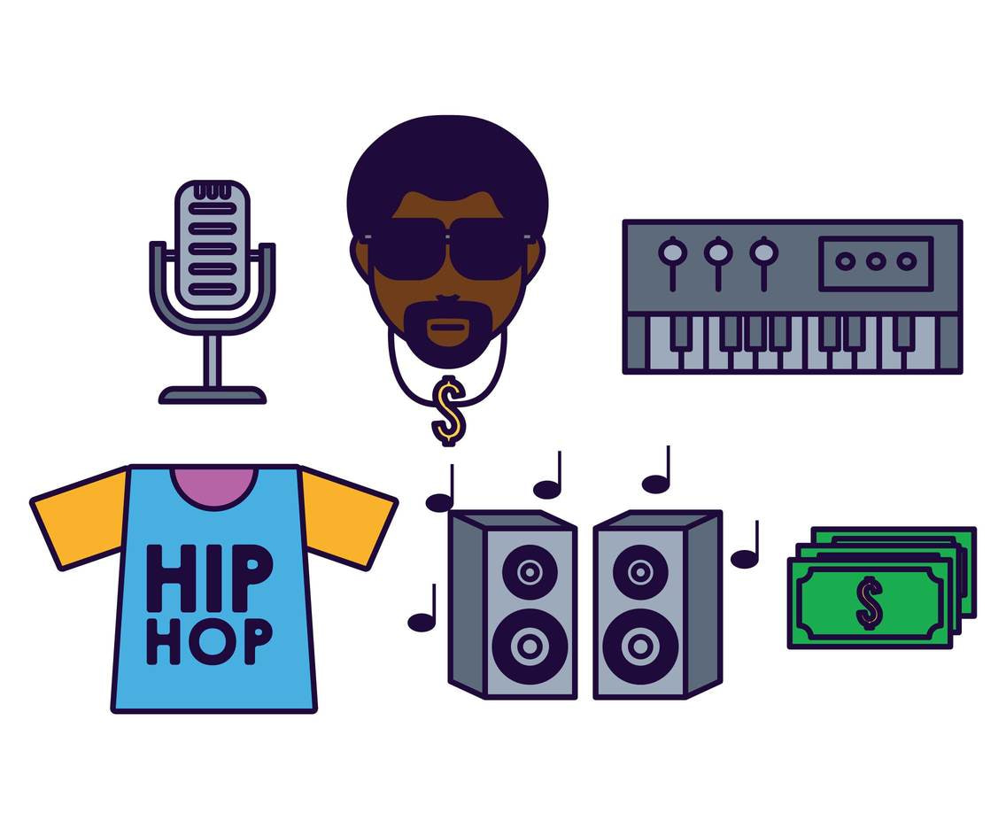 1136x936 Hip Hop Vector Set Free Graphics Uihere