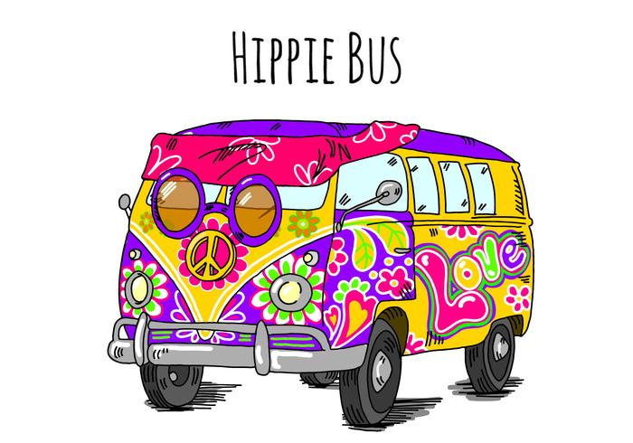 Hippie Free Vector Art. 