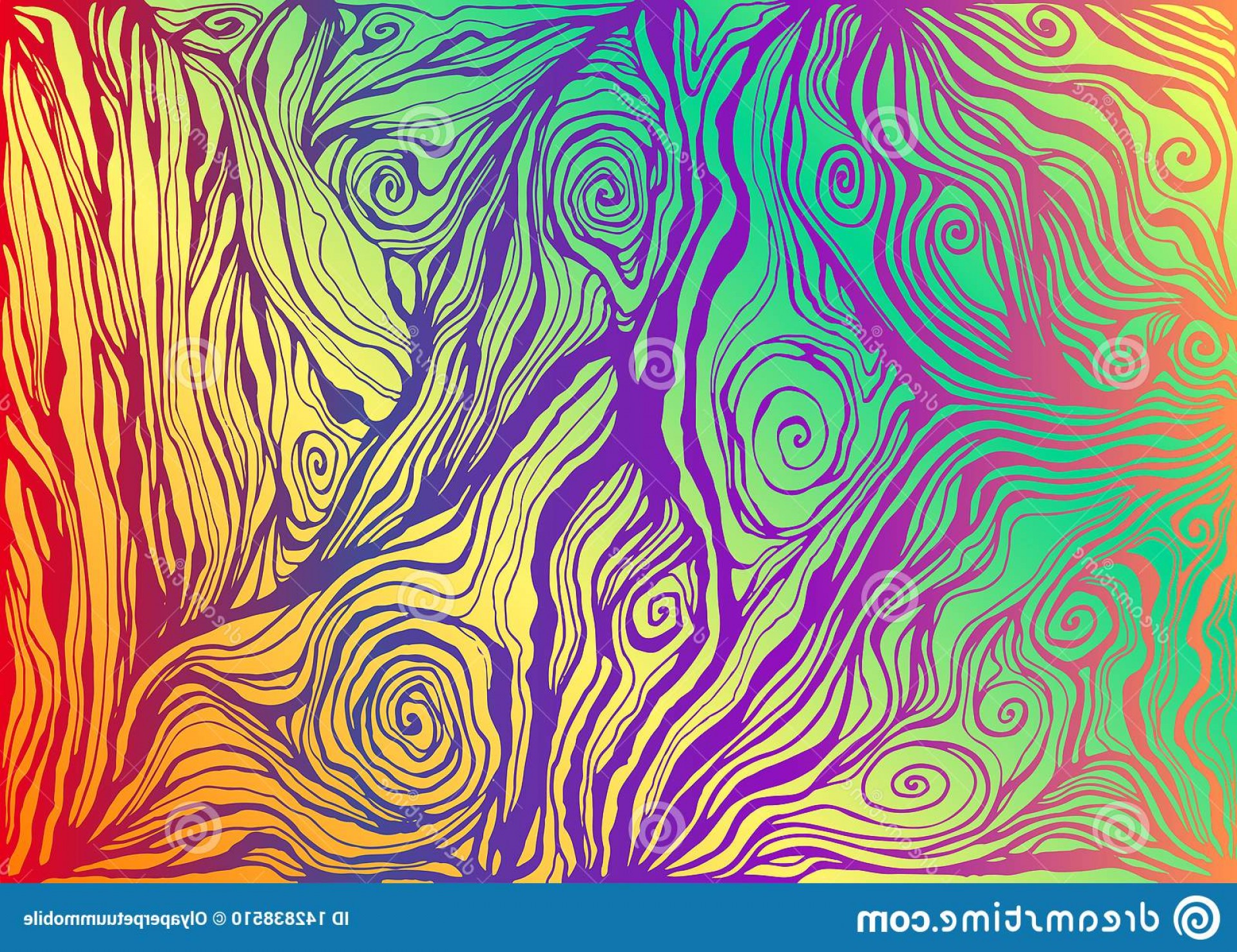 1920x1477 Psychedelic Colorful Art Waves Decorative Texture Vector Hand