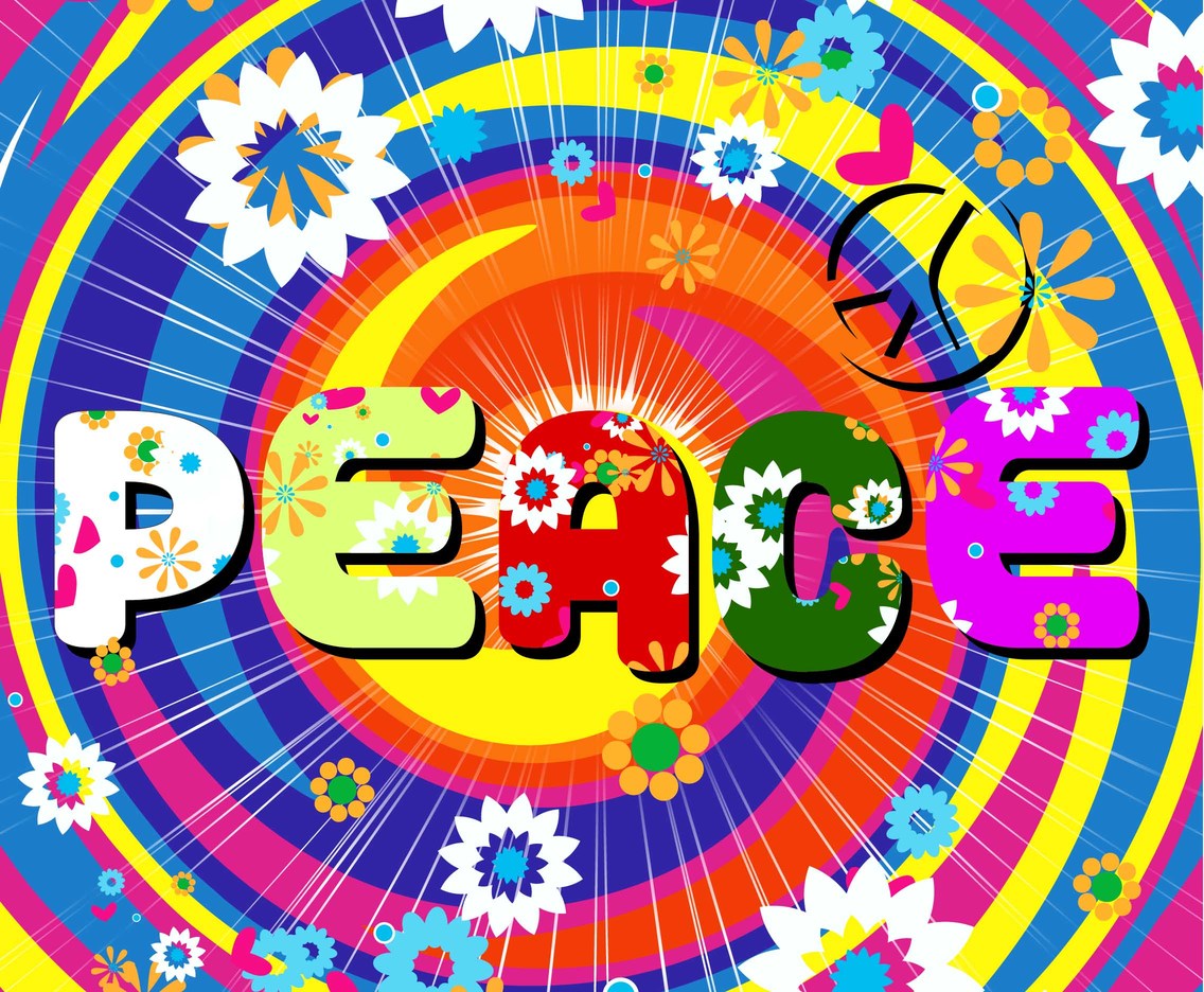 Hippie Background Vector at Vectorified.com | Collection of Hippie