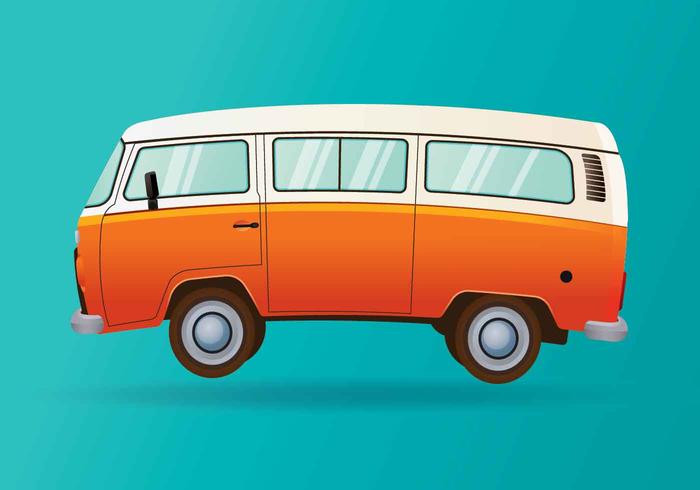 700x490 Hippie Bus Free Vector Art