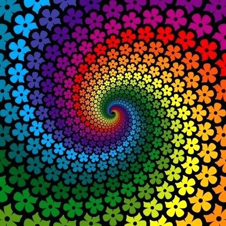 450x450 Free Hippie Flowers Vector