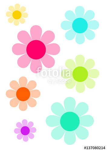 354x500 Hippie Flowers Stock Image And Royalty Free Vector