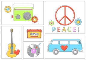 285x200 Hippie Van Free Vector Graphic Art Free Download