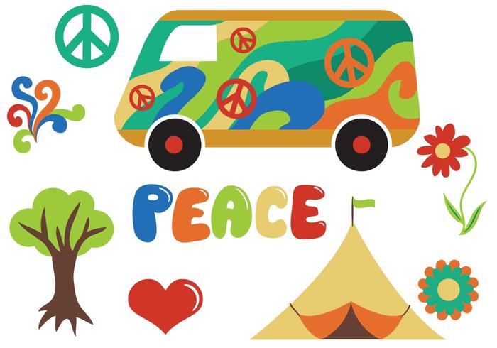700x490 Free Hippie Vectors