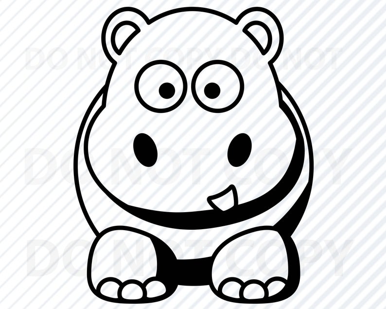 Free Free 296 Baby Hippo Svg Free SVG PNG EPS DXF File