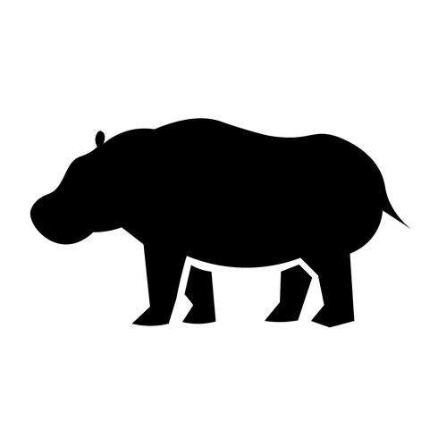490x490 Hippopotamus Icon Vector