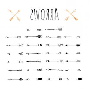 300x300 Set Of Trendy Hipster Arrows Vector Soidergi