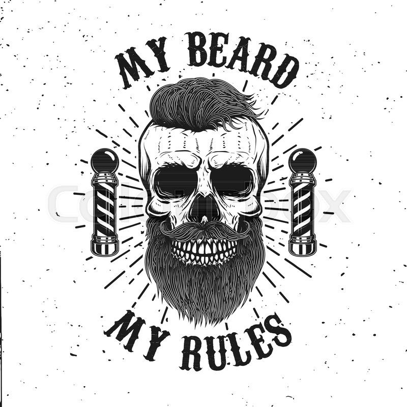 800x800 Barbershop Emblem Template Hipster Stock Vector Colourbox