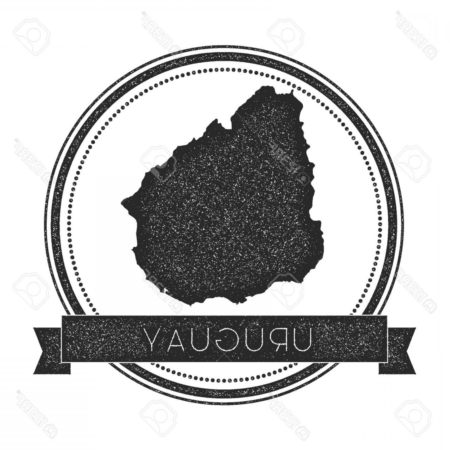 1560x1560 Photostock Vector Retro Distressed Uruguay Badge With Map Hipster
