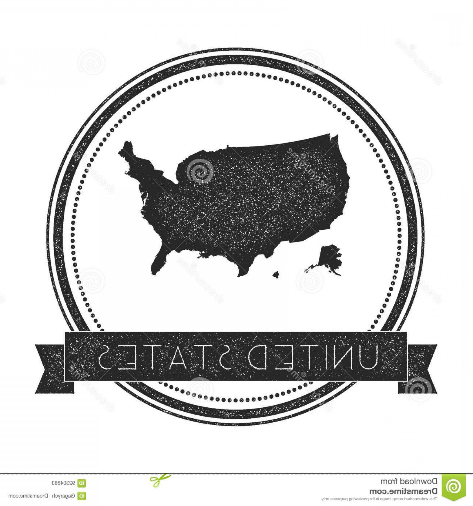 1560x1668 Stock Illustration Retro Distressed United States Badge Map