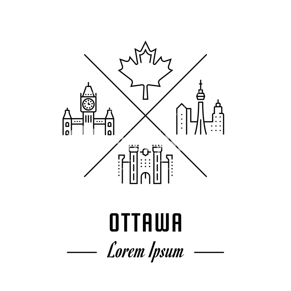 1000x1000 Vector Logo France Hipster Emblem, Label Or Banner For Travel