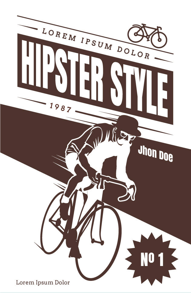 631x966 Hipster Vector Pack