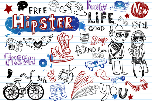 500x332 Hipster Free Vector Download