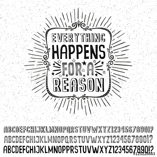 500x500 Black And White Poster With A Quote In Frame With Sunburst