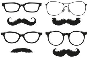 306x200 Hipster Glasses Free Vector Art