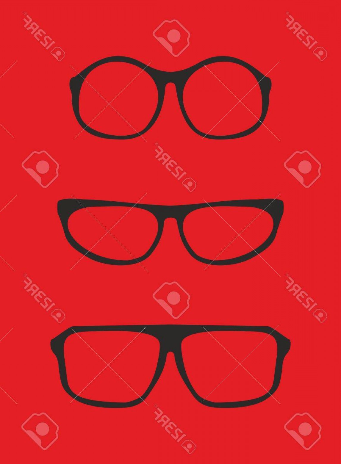 1146x1560 Photostock Vector Red Nerd Glasses For Professor Or Secretary