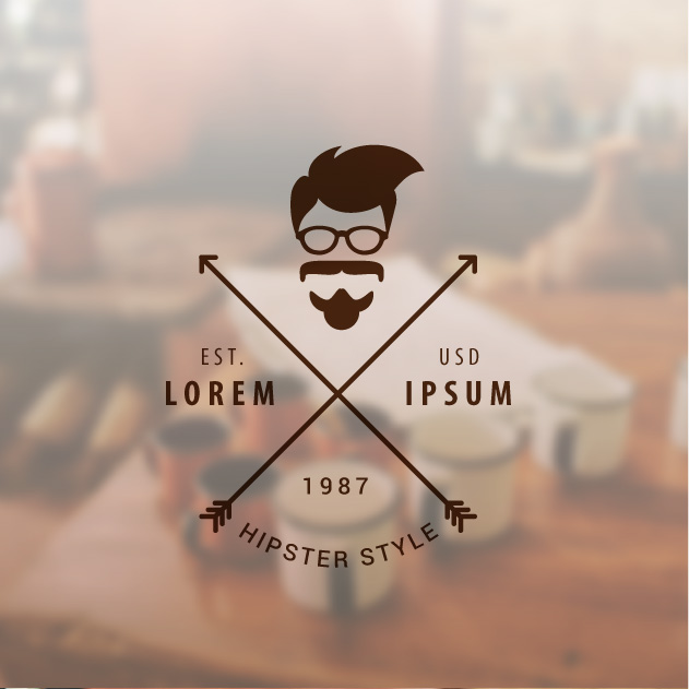631x631 Hipster Vector Pack