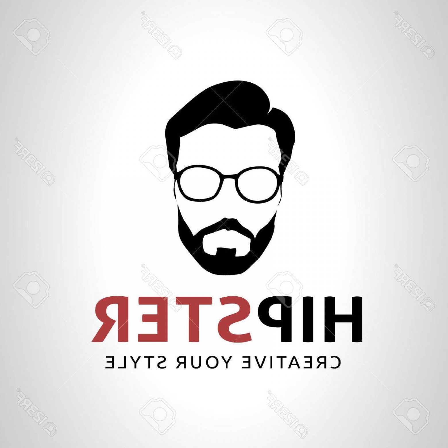 1560x1560 Photostock Vector Hipster Logo Geek Logo Vector Logo Template