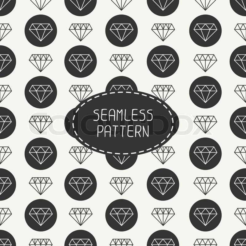 Vector Seamless Retro Pattern With Stock Vector Colourbox 800x800 Vector Seamless Retro Pattern With Stock Vector Colourbox