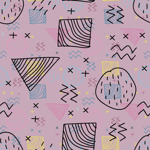 Creative Trendy Hipster Children Drawing Style With Pink 640x640 Creative Trendy Hipster Children Drawing Style With Pink