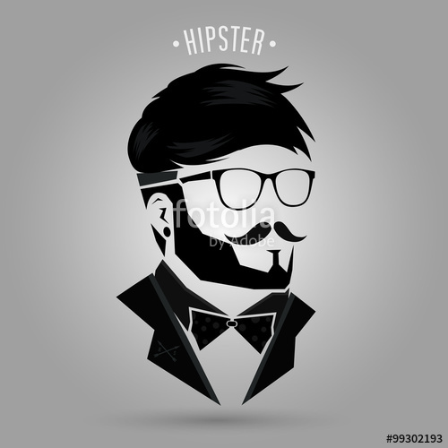 500x500 Hipster Hair Style Stock Image And Royalty Free Vector