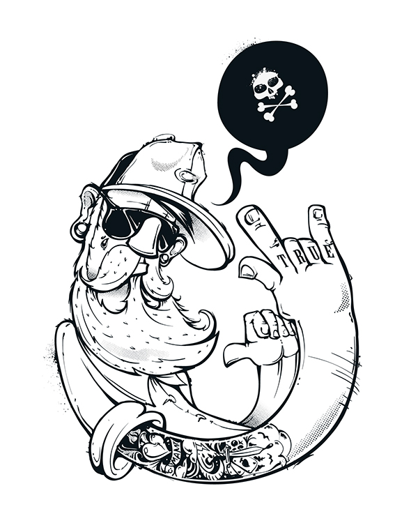 Hipster Vectors On Behance 600x750 Hipster Vectors On Behance