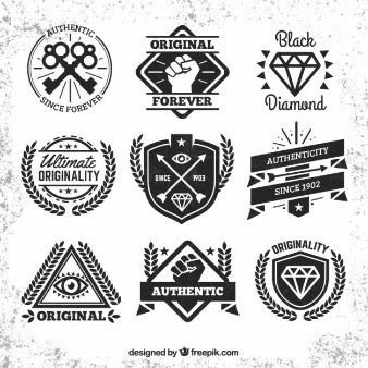 338x338 Hipster Badges Collection Gc Global Security Vector Free, Man