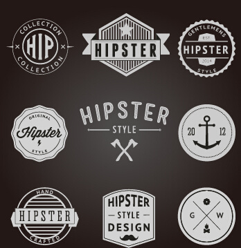 348x359 Hipster Free Vector Download