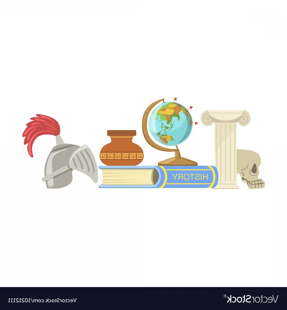 History Class Set Of Objects Vector Cqrecords 1200x1296 History Class Set Of Objects Vector Cqrecords